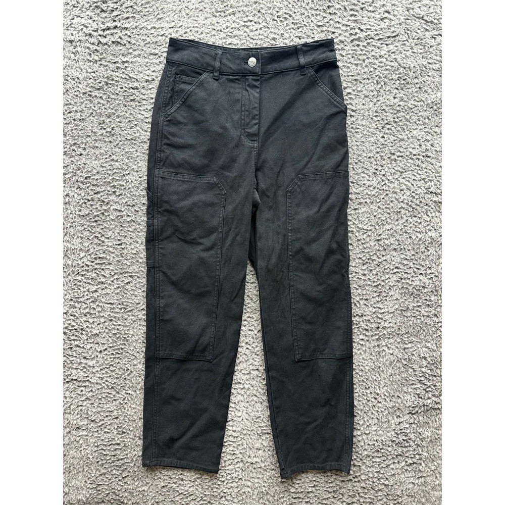 Aritzia Wilfred Free Brennan Pant High Waisted Utility Pants Black Women Size 0
